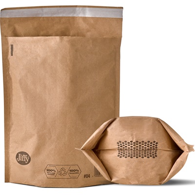 10 x Jiffy Expandable Padded Mailers Bags Size 4 (365x450x140mm)